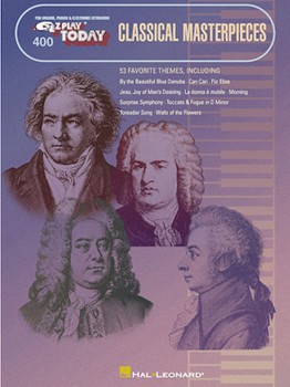 Classical Masterpieces Volume 400 by Various for EZ Play Today