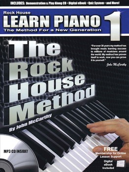 Rock House Method Learn Piano 1 by McCarthy John for Piano with Audio Access