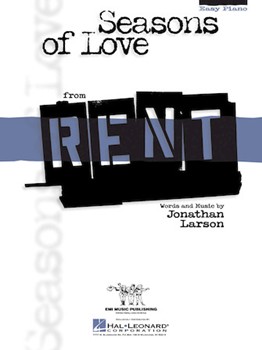 Seasons Of Love From "rent" by Larson Jonathan for PVG Easy