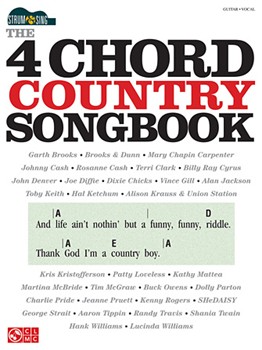 The 4-Chord Country Songbook - Strum & Sing by Various for Guitar