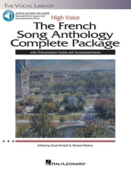 The French Song Anthology Complete Package w/online audio