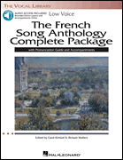 The French Song Anthology Complete Package - Low Voice w/online audio