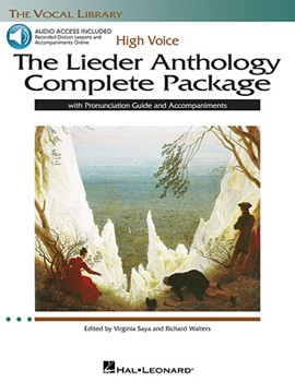 The Lieder Anthology Complete Package w/online audio