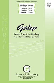 Galop from Solfege Suite by Berg Ken for SAB