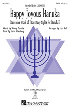 Happy Joyous Hanuka by Sklamberg Lorin and G - Huff Mac - The Klezmatics for SATB
