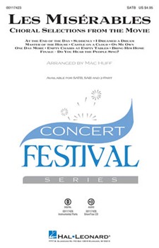 Les Miserables Movie Choral Selections by Nunn Trevor - Huff Mac - for SATB