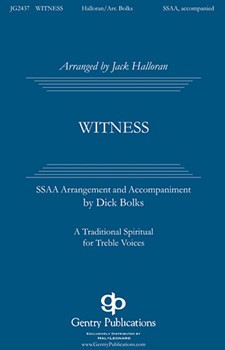 Witness by - Halloran Jack/ Bolk - for SSAA