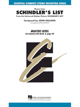Schindler's List Theme From by Williams John - Higgins John - for String Orchestra