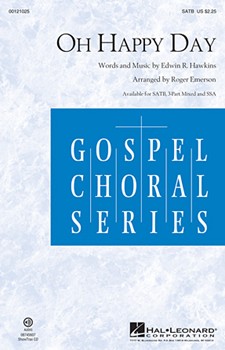 Oh Happy Day by Hawkins Edwin - Emerson Roger - for SATB