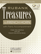 Rubank Treasures for French Horn w/online audio [f horn] Voxman