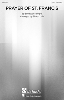 Prayer of St. Francis by Temple Sebastian - Simon Lole - for SSAA