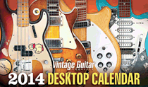 2014 Vintage Guitar Magazine Desktop Calendar