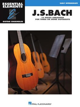 J.S. Bach - 15 Pieces Arranged for Three or More Guitarists by Bach Johann Sebastian for GuitarEns