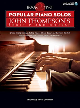 Popular Piano Solos Adult Book 2 w/online audio