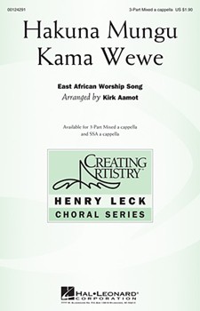 Hakuna Mungu Kama Wewe by - Aamot Kirk - for 3-Part Mixed