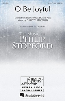 O Be Joyful by Stopford Philip W J for 3-Part Treble