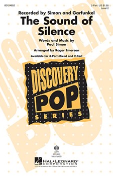 Sound of Silence by Simon Paul - Emerson Roger - Paul Simon for 2-Part