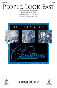 People Look East by Traditional French Carol - Leavitt John - for SATB