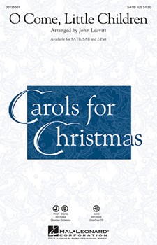 O Come Little Children by Traditional German - Leavitt John - for 2-Part