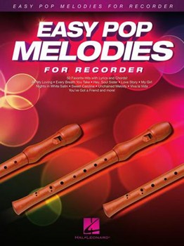 Easy Pop Melodies - for Recorder Recorder