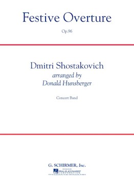 Festive Overture by Shostakovich Dmitri - Hunsberger Donald - for Concert Band
