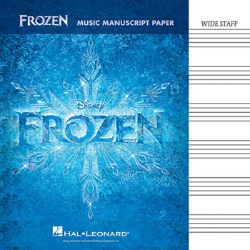 Frozen - Music Manuscript Paper - Wide-Staff