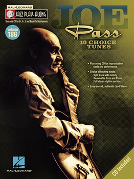 Hal Leonard   Joe Pass Joe Pass - Jazz Play-Along Volume 186 - B-flat/E-flat/C Instruments