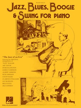 Jazz Blues Boogie & Swing For Piano by Various for Piano