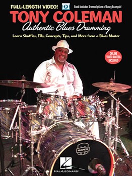 Authentic Blues Drumming w/online video [drums] Tony Coleman