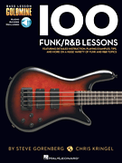 100 Funk R&B Lessons w/online audio [bass guitar] Bass Gtr