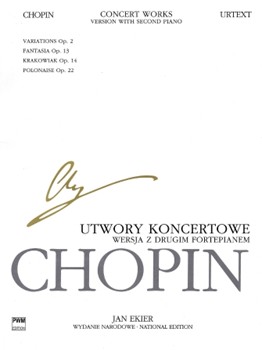 Concert Works Piano And Orchestra 2 Piano Version Opp. 2 13 14 22 Wn 32 B Vol. Vii by Chopin Frederic - Ekier - for 2 Piano 4 Hands