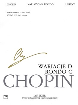 Rondo In CVariations In D Wn B IX Vol.35 Urtext Chopin National Edition by Chopin Frederic - Ekier - for 2 Piano 4 Hands