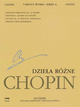 Various Works for Piano Series A by Chopin Frederic for