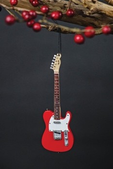 Fender '50s Red Telecaster - 6 inch. Holiday Ornament by for