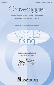 Gravedigger by Matthews David J - Takach Timothy - Dave Matthews Band for TTBB divisi a cappella