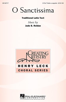 O Sanctissima by Roldan Jude for 3-Part Treble a cappella