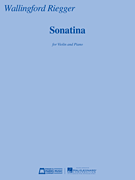 Sonatina for Violin and Piano [violin] Riegger