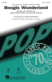 Boogie Wonderland by Lind Jonathan - Brymer Mark - Earth Wind and Fire for SSA