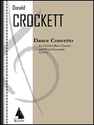 Dance Concerto for Solo Clarinet/ Bass Clarinet and Wind Ensemble, Score and Parts Conc Band