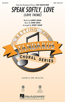 Speak Softly Love by Rota Nino - Shaw Kirby - for SAB