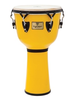 Canary Burst Key-Tuned Djembe by for