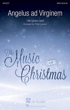 Angelus ad Virginem by - Lawson Philip - for SATB