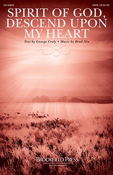 Spirit of God, Descend upon My Heart [choral satb]