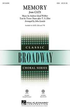Memory by Lloyd Webber Andrew - Leavitt John - for SSA