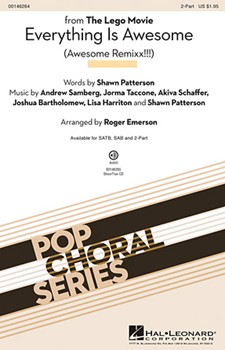 Everything Is Awesome by Patterson Shawn - Emerson Roger - for 2-Part