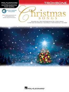 Hal Leonard Various   Christmas Songs - Trombone Book | Online Audio