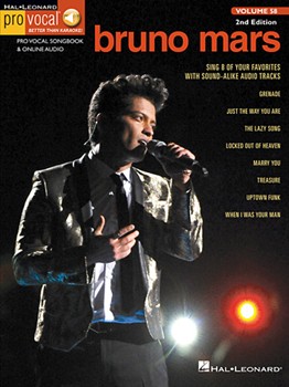 Hal Leonard   Bruno Mars Bruno Mars - Pro Vocal Volume 58 - Vocal