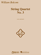 String Quartet No 3 [string quartet] Bolcom String Qrt