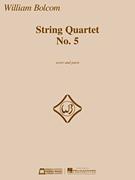 String Quartet No 5 [string quartet] Bolcom String Qrt