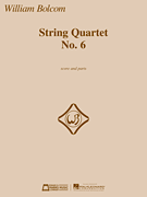 String Quartet No 6 Score And Parts [string quartet] Bolcom Str Qrt